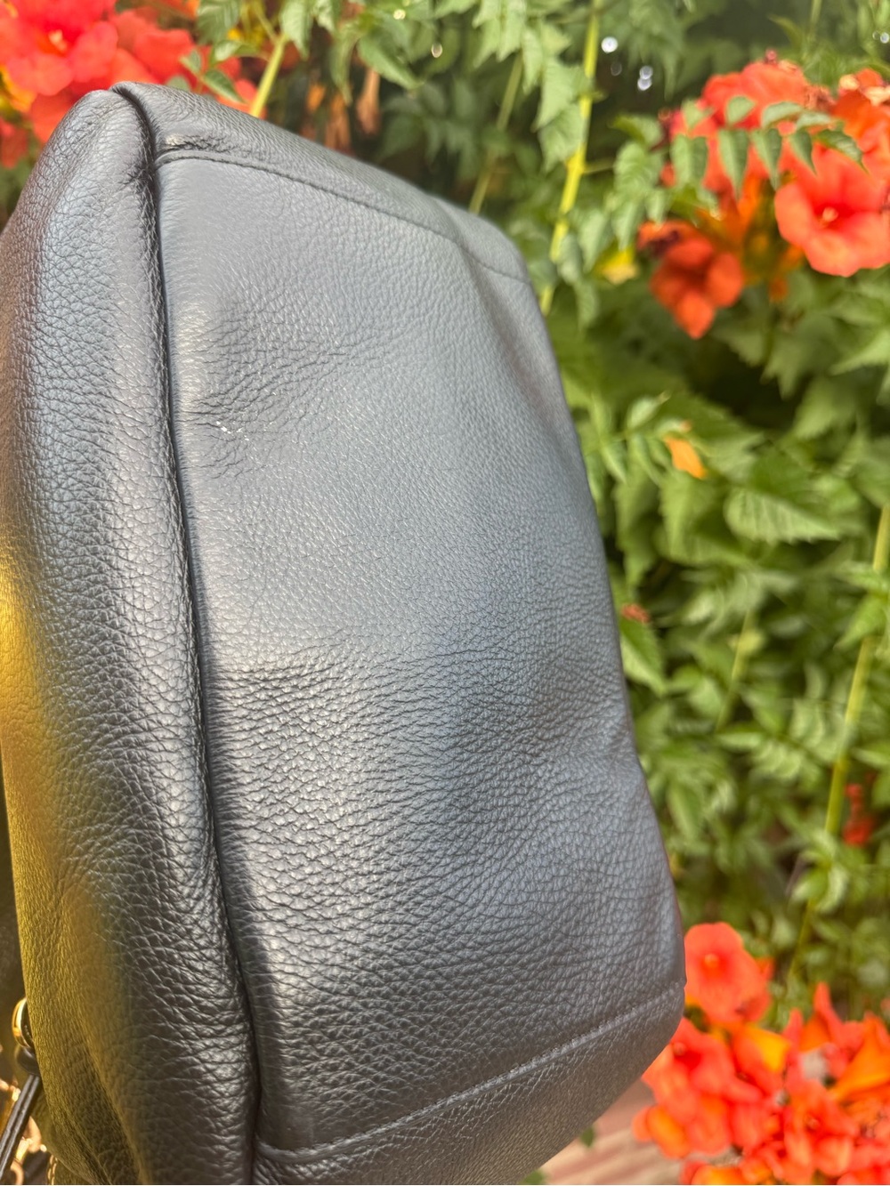 Coach Black Pebbled Leather Pennie Shoulder Bag - Picture 9 of 9